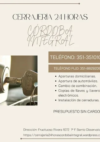 cerrajeria 24 horas cordoba integral