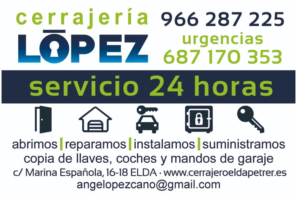 cerrajeria lopez 24 hs