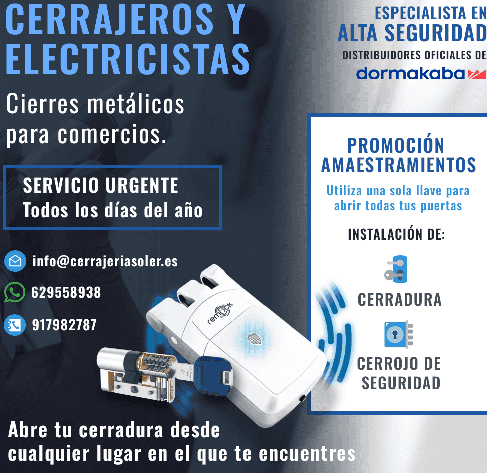 cerrajeria soler 69 servicio a domicilio