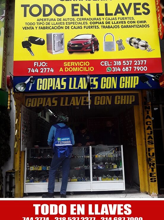 cerrajeria todo en llaves