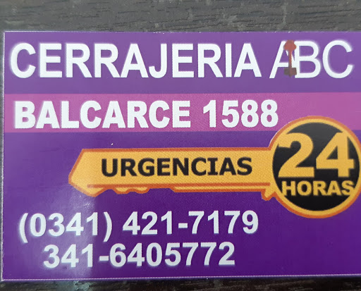 Cerrajería Abc Rosario. Urgencias a domicilio de cerrajeria las 24 hs