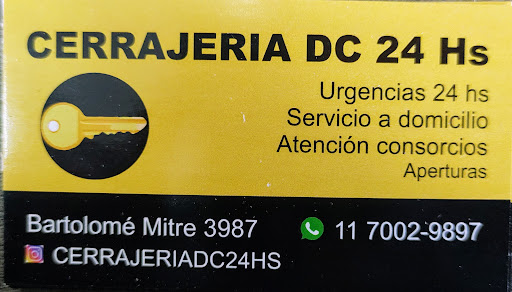 Cerrajería DC urgencias las 24hs
