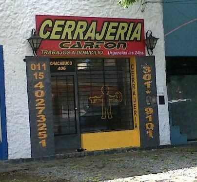 Cerrajería Cartón