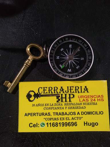 Cerrajero urgencias 24hs. Cerrajería HP.Hugo pietranera