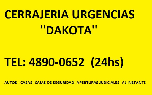 Cerrajero de urgencias DAKOTA 24hs
