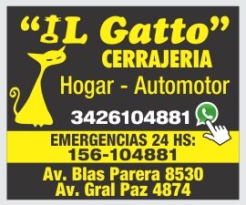 il gatto cerrajeria 24hs solo emergencia